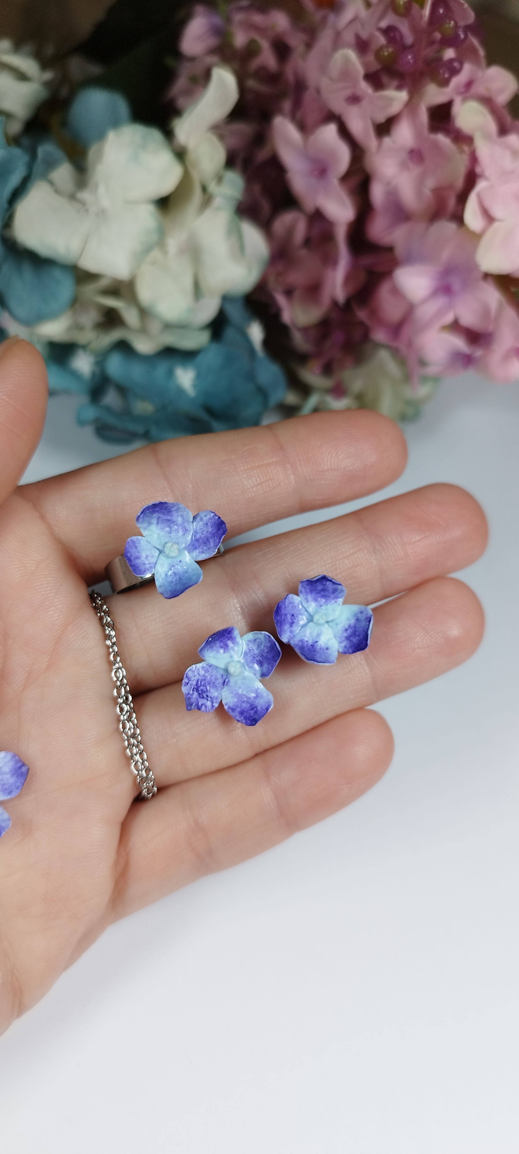 Hortenzie - květinová sada