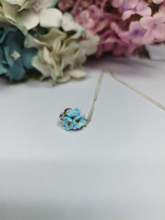 Modrá pomněnka (Ag925/1000)