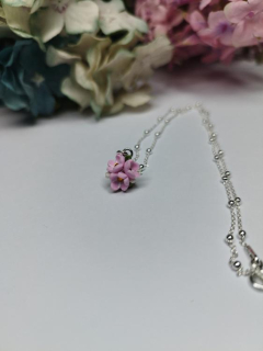 Růžová pomněnka (Ag925/1000)